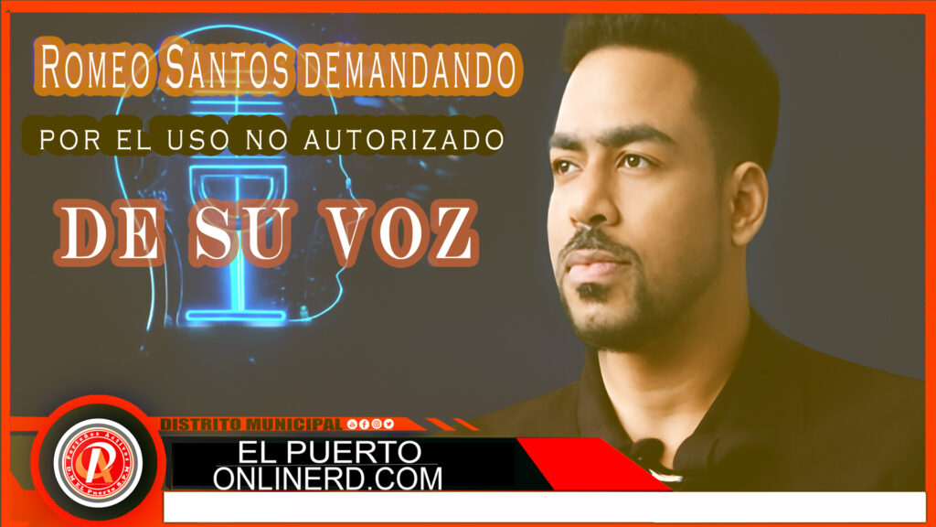 Portada de Romeo Santos demandando por el uso no autorizado de su voz en una canción creada con inteligencia artificial.