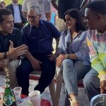 Dominó en Baní: Alofoke, Gonzalo Castillo, Omar Fernández y la embajadora de EE. UU. comparten en el «Freedom 250»